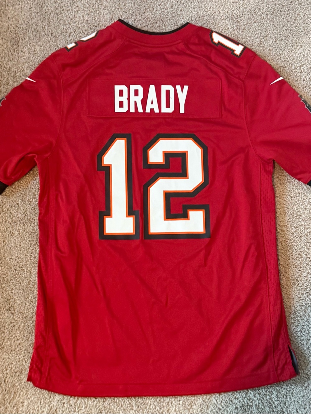 2020-21 Tampa Bay Buccaneers Tom Brady Super Bowl Nike Jersey